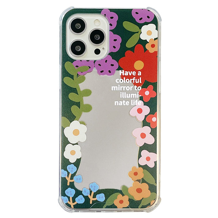colorful mirror iphone case boogzel apparel