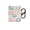 colorful smiley faces airpods case boogzel apparel