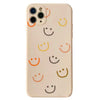 Colorful Smiley Faces iPhone Case
