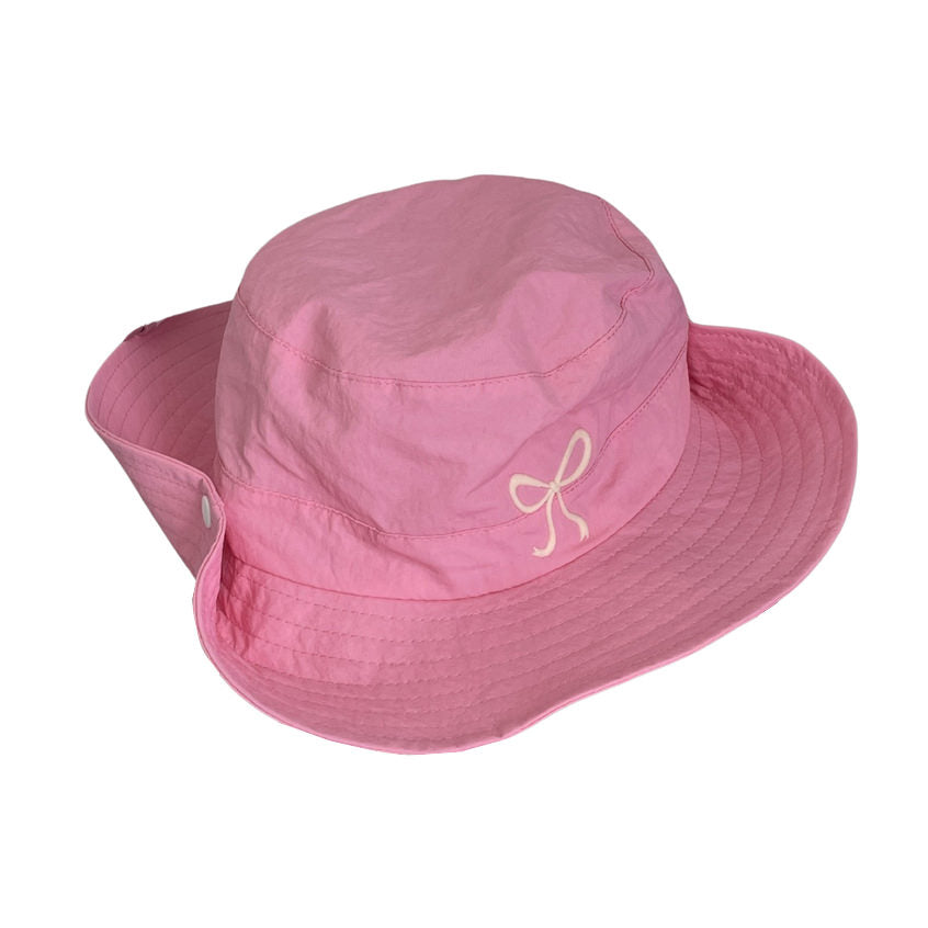 Coquette Aesthetic Bow Fisherman Hat