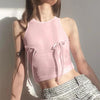 coquette bow mesh crop top boogzel clothing