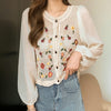 floral embroidered cardigan boogzel apparel