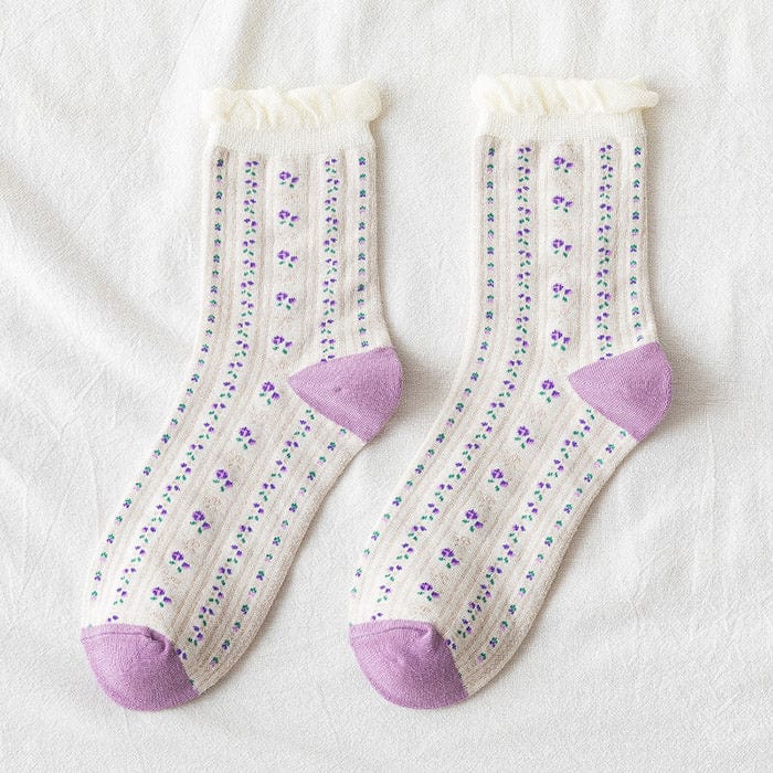 Cottagecore Socks boogzel apparel 
