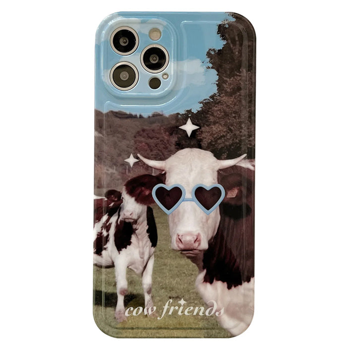 cow friends iphone case boogzel apparel