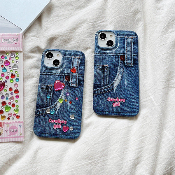 Cowboy Girl Aesthetic iPhone Case Cowboy Girl Aesthetic iPhone Case