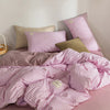 lavender plaid aesthetic bedding set boogzel apparel