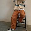 aesthetic outfit plaid trousers boogzel apparel