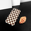 brown checkered iphone case boogzel apparel