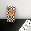 croissant checker aesthetic iphone case boogzel apparel