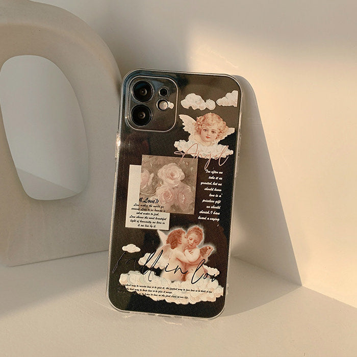 angel aesthetic iphone case boogzel apparel