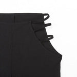Cut Out Flare Trousers boogzel apparel
