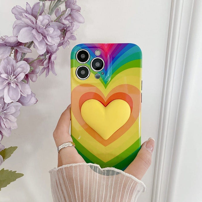 rainbow aesthetic phone case boogzel apparel