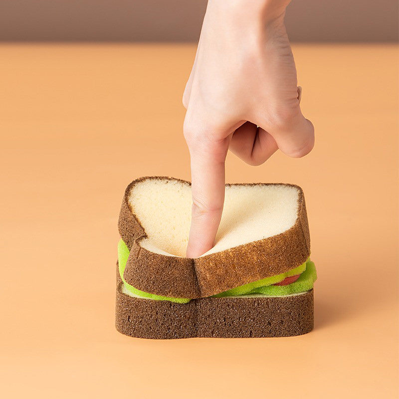 Cute Toast Dishwashing Sponge | Boogzel Clothing
