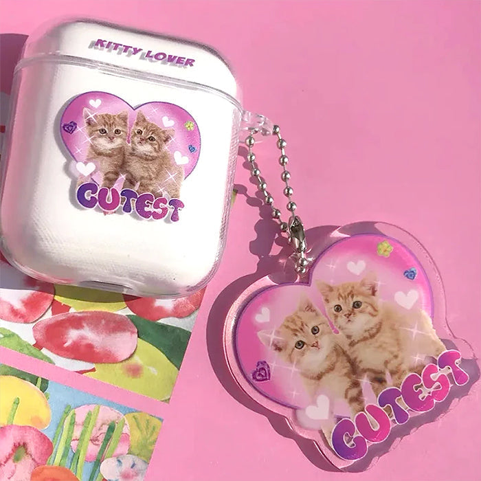 kitty airpods case boogzel apparel