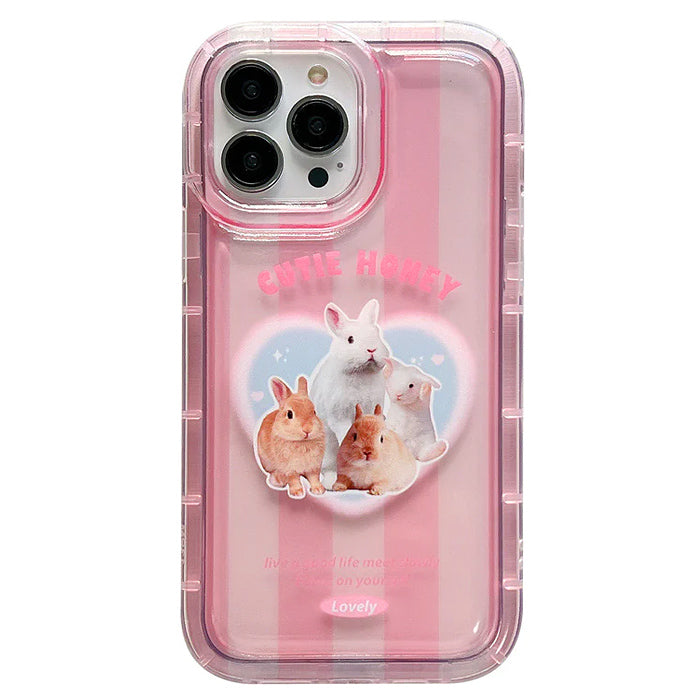 cute bunny iphone case boogzel apparel