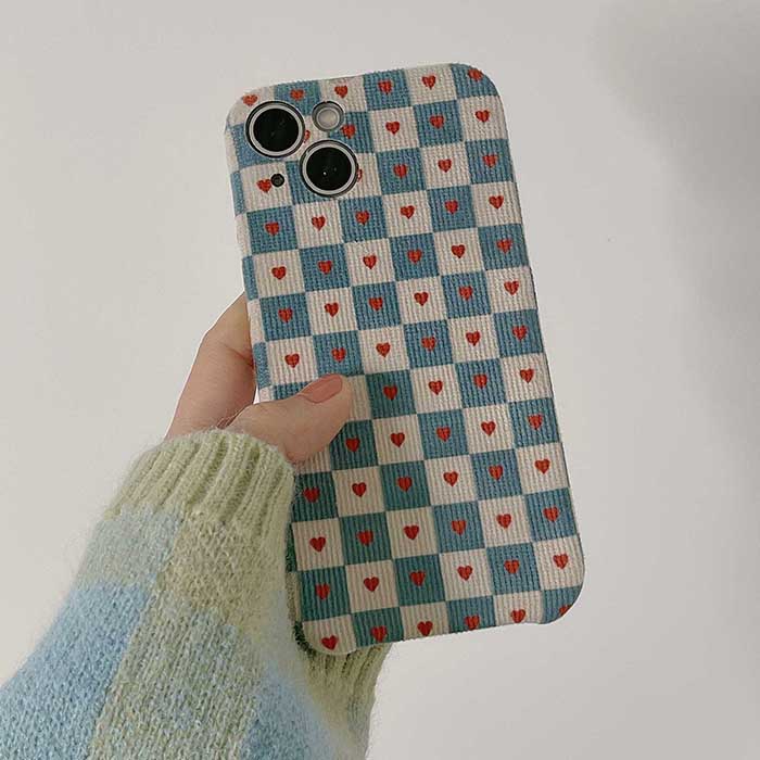 blue heart iphone case boogzel apparel
