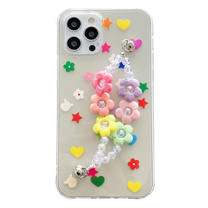daisy beaded chain iphone case boogzel apparel