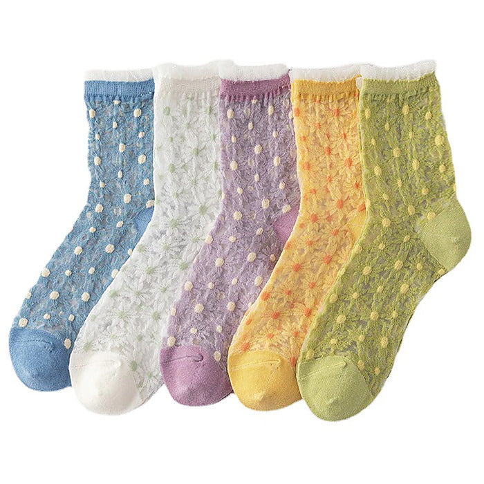 daisy frilly socks boogzel apparel