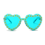 daisy heart sunglasses boogzel apparel