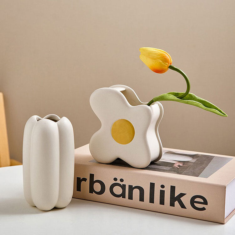 Danish Pastel Ceramic Flower Vase boogzel clothing