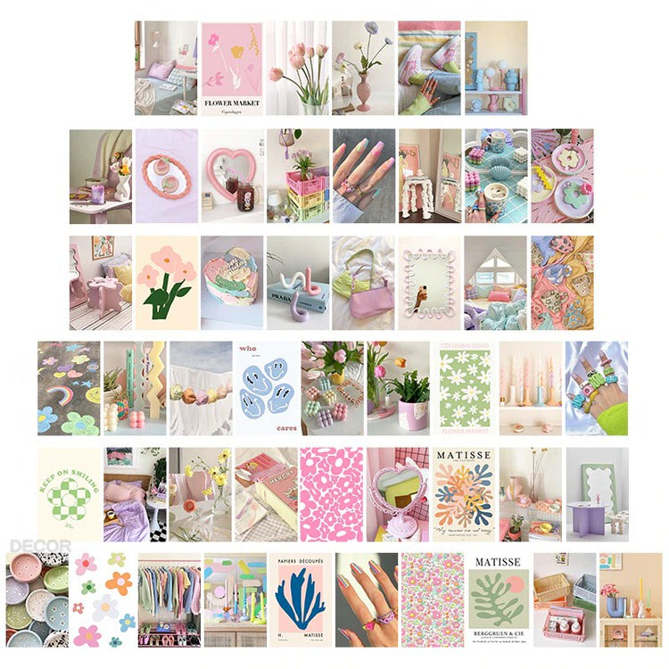 Danish Pastel Wall Collage Kit