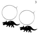 dinosaur earrings boogzel apparel