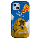 dog and pizza iphone case boogzel apparel