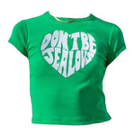 green aesthetic crop top boogzel apparel