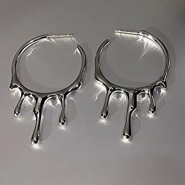 aesthetic hoop earrings boogzel apparel