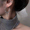 drop hoop earrings boogzel apparel