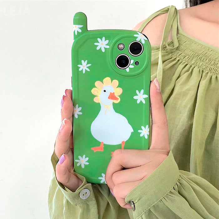 duck flower iphone case boogzel apparel