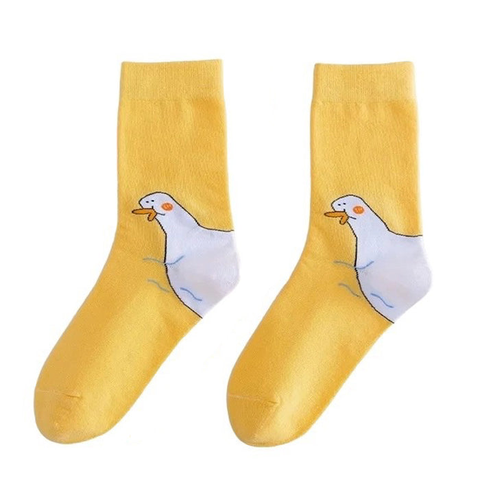 Duck Print Socks boogzel clothing