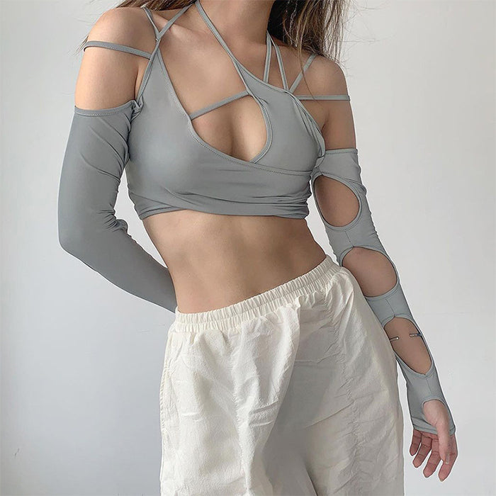 egirl aesthetic cutout top boogzel apparel