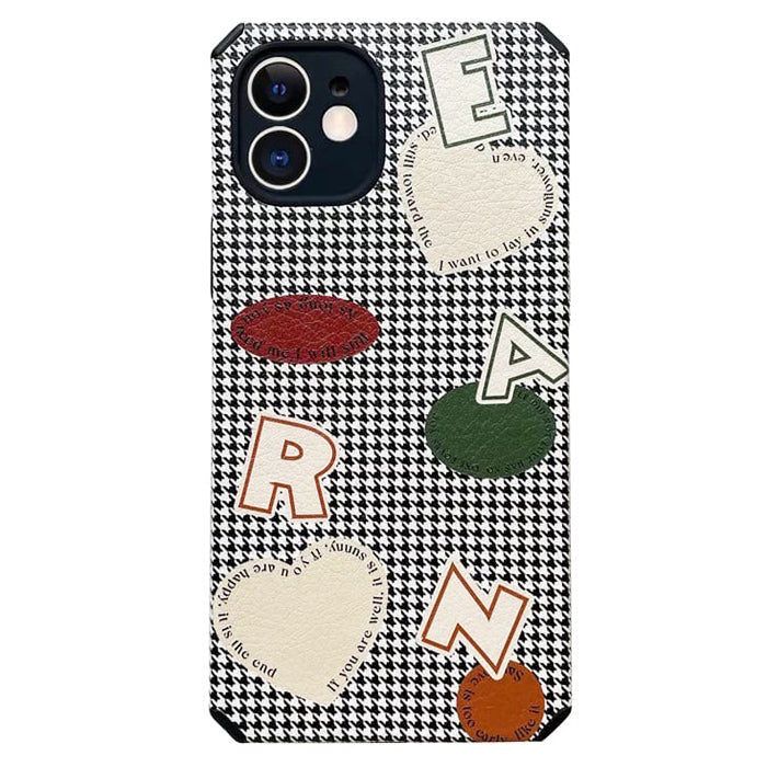 houndstooth iphone case boogzel apparel
