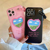 aesthetic heart graphic iphone case shop