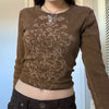 Fairy Grunge Ribbed Top