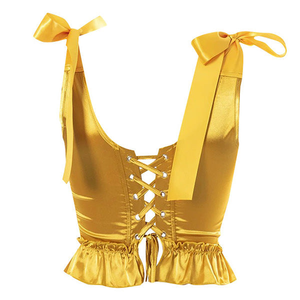 Pinterest Aesthetic Cosplay Beautiful Yellow Brown Honeycomb Ribs Corset ·  Creative Fabrica