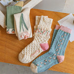 fairycore flower socks boogzel apparel