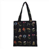 floral embroidered tote bag boogzel apparel