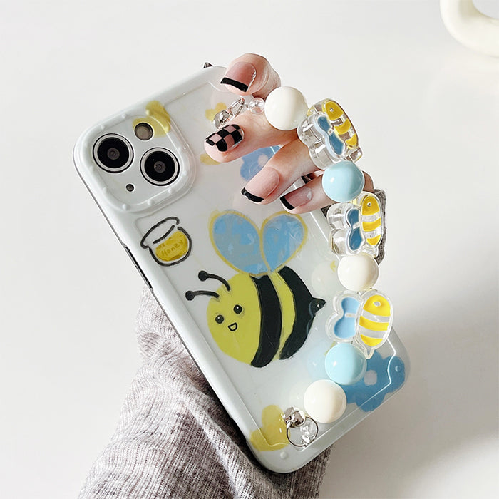 flower bee chain iphone case shop