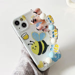 flower bee chain iphone case shop