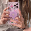 flower pop socket iphone case boogzel apparel