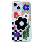 flower checkered iphone case boogzel apparel