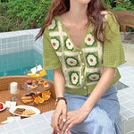 Flower Garden Crochet Top