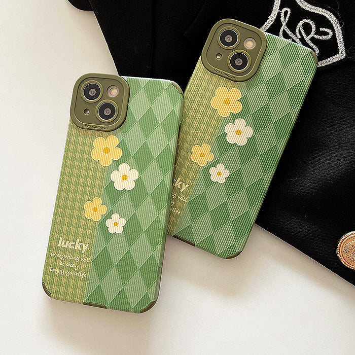 green argyle iphone case boogzel apparel