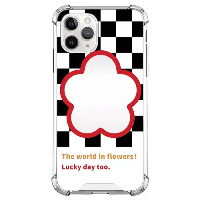 flower mirror iphone case boogzel apparel