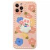 flower rabbit iphone case boogzel apparel