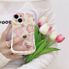 flower and strawberry iphone case boogzel apparel