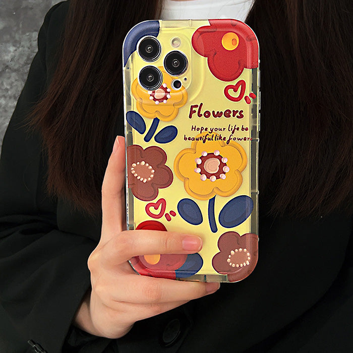 flowers iphone case boogzel apparel