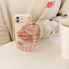 fluffy heart iphone case boogzel apparel